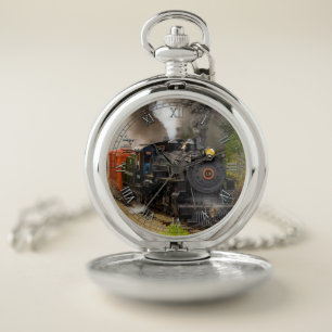 Train 25A-B & Numeral Option Pocket Watch