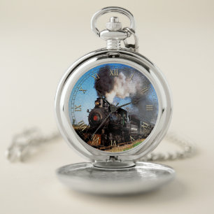 Train 2 & Numeral Option Pocket Watch
