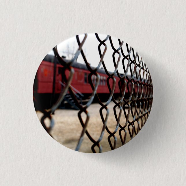 Train #2 pinback button (Front)