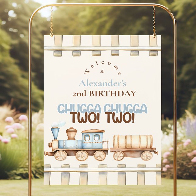 Train 2nd Birthday Foam Board (Creator Uploaded)