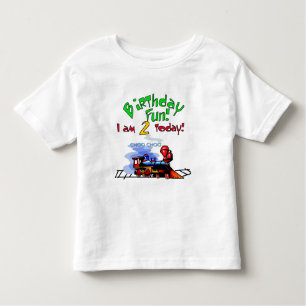Train 2nd Birthday Tshirts and Gifts