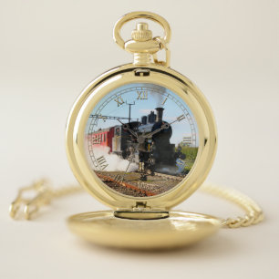 Train 30 & Numeral Option Pocket Watch