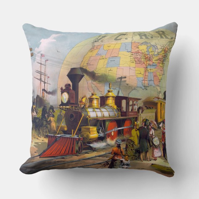 Train 33 Pillow (Front)