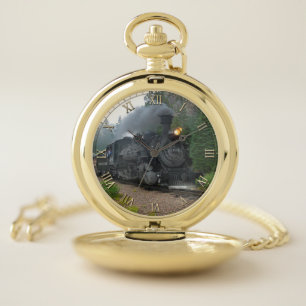 Train 39 & Numeral Option Pocket Watch