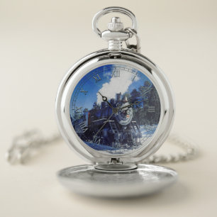 Train 3 & Numeral Option Pocket Watch