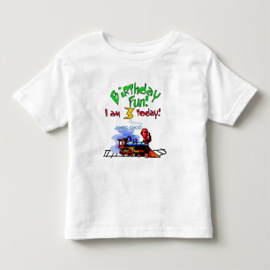 Train 3rd Birthday Tshirts and Gifts