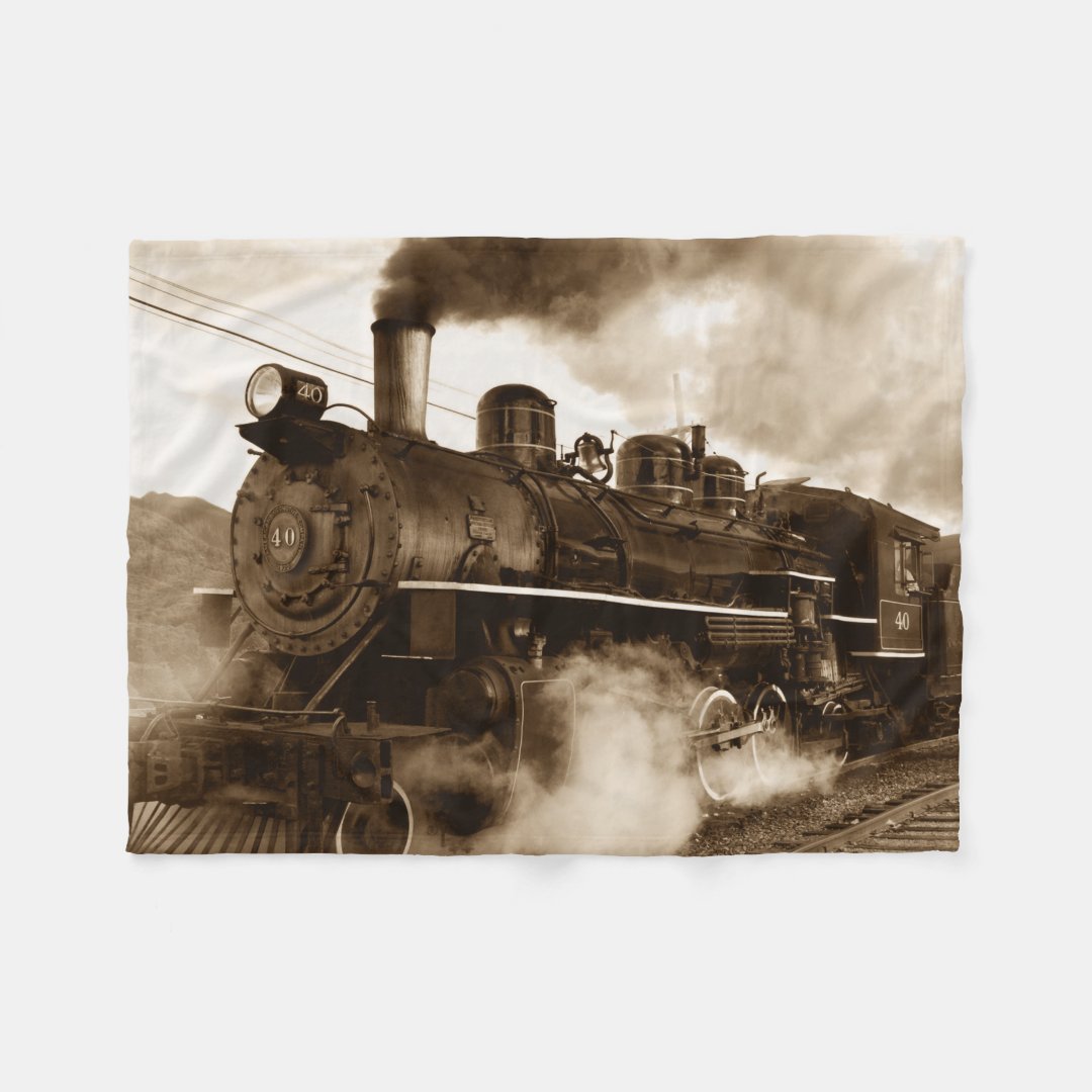 Train 4 fleece blanket Zazzle