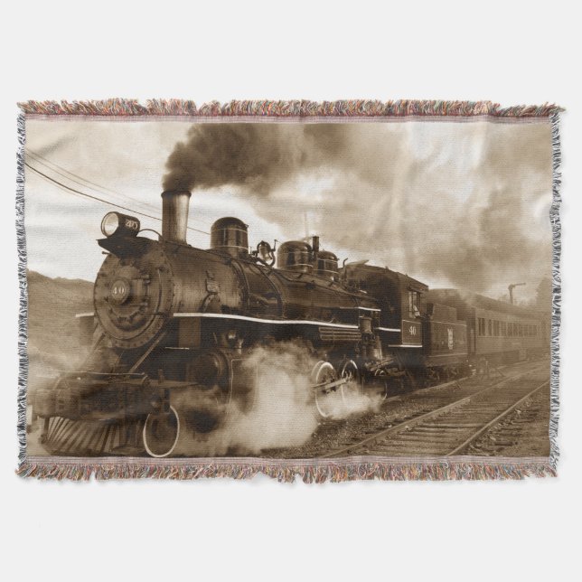Train 4 Throw Blanket (Front)
