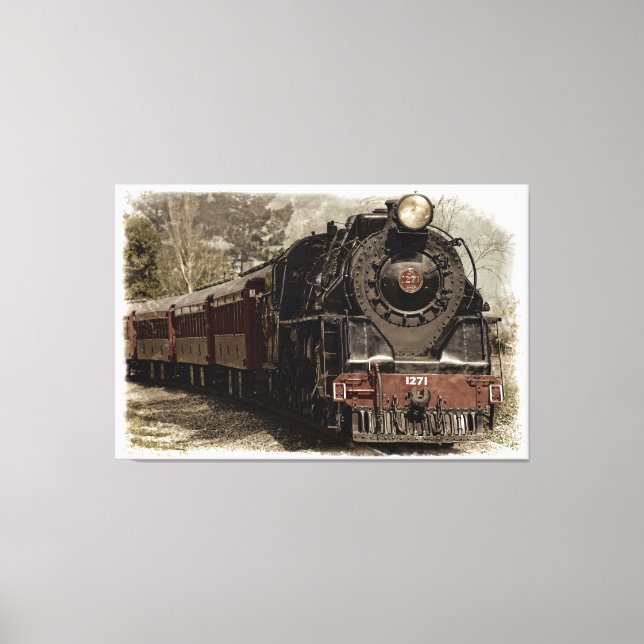 Train 6 Wrapped Canvas Print (Front)