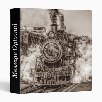 Train 7 Binder by Ronspassionfordesign at Zazzle
