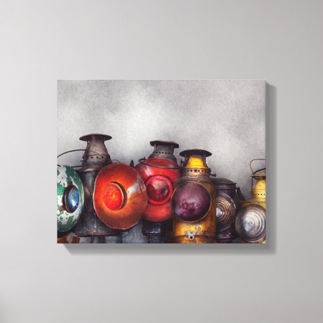 Train - A collection of Rail Road lanterns Canvas Print (Front)