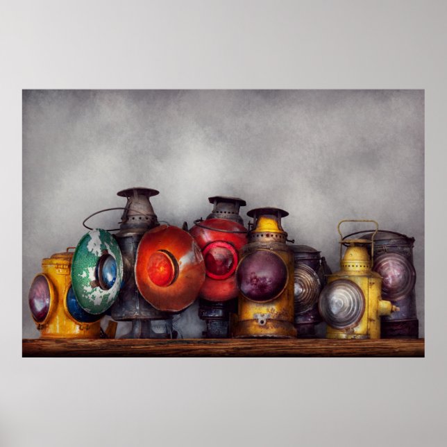 Train - A collection of Rail Road lanterns Poster (Front)