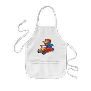 train and car kids' apron