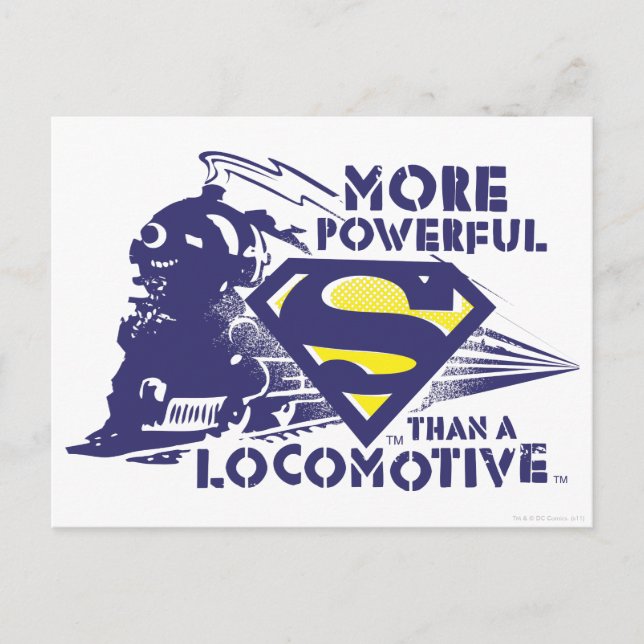 Train and Logo Postcard (Front)