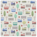 Train and Railway  Fabric