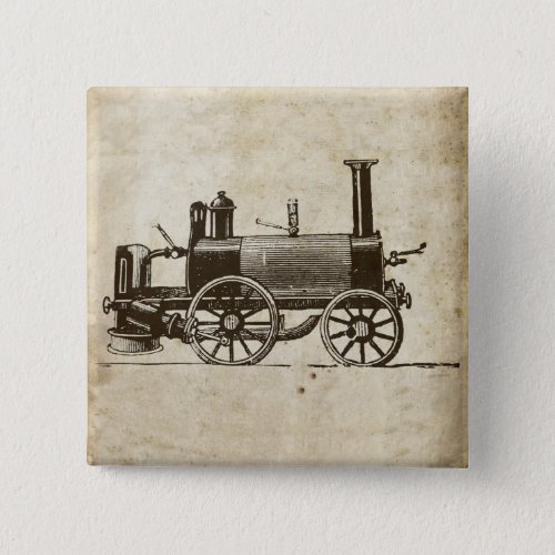 Train Antique Toy Steam Train Engine Button
