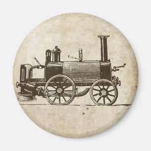 Train Antique Toy Steam Train Engine Magnet