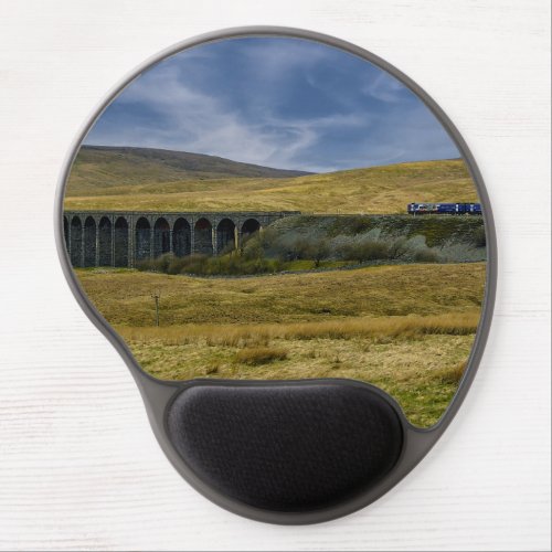 Train Approaching the Ribblehead Viaduct Gel Mouse Pad
