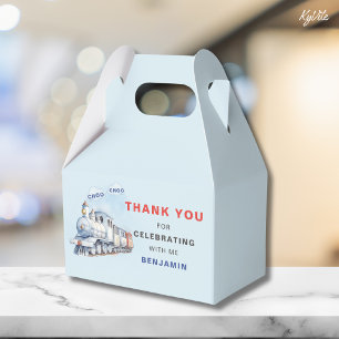 Train Birthday Gable Box/Favor Box Chugga Chugga