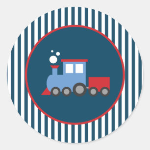 Train birthday party Stickers