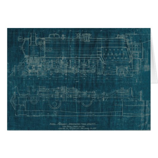 Train Blueprint I Cards (Front Horizontal)