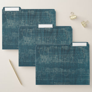 Train Blueprint I File Folder