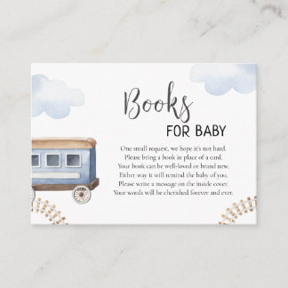 Train books for baby, Chugga choo Baby shower Enclosure Card