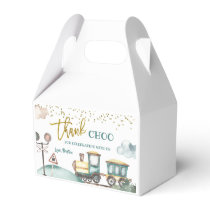 Train Boy Birthday Favor Gift Boxes