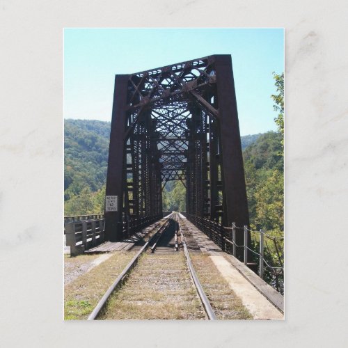 Train Bridge Postcard