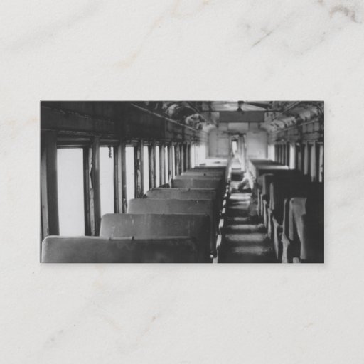 Customizable Train Business Card