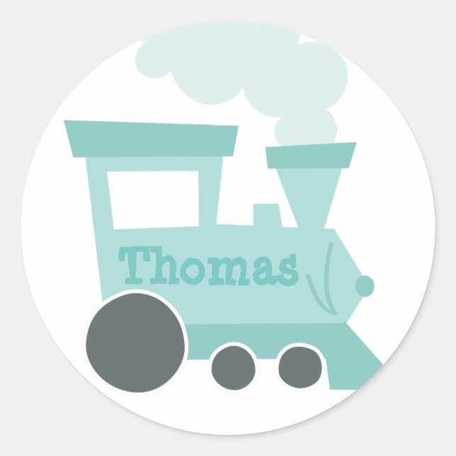 Train Car Stickers - Party Favors (Front)