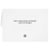 Train Card - Customizable (Back Horizontal)