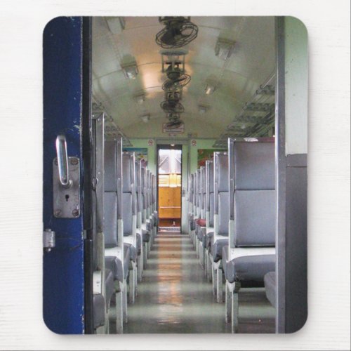 Train Carriage Thailand  Southeast Asia Travel Mouse Pad