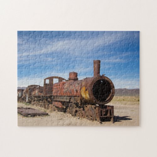 Train Cemetery _ Uyuni Bolivia Jigsaw Puzzle