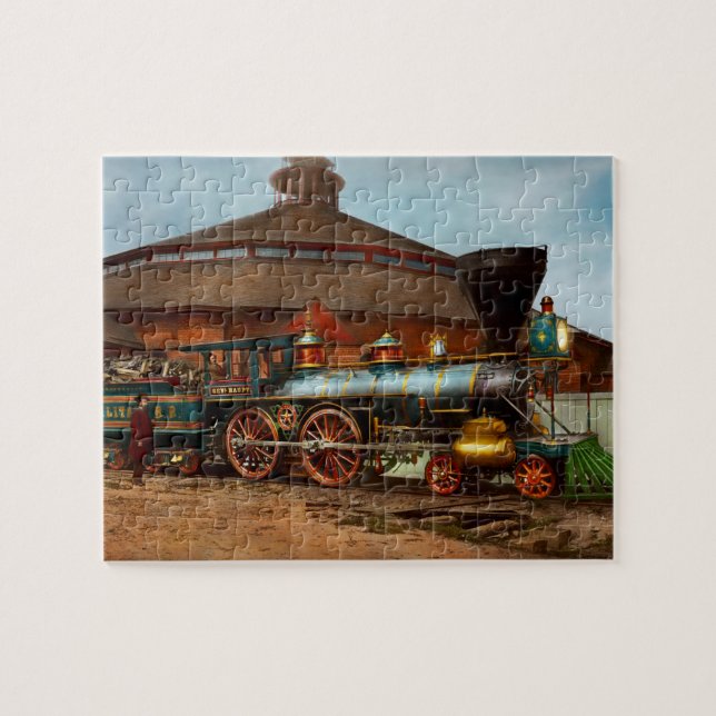 Train - Civil War - General Haupt 1863 Jigsaw Puzzle (Horizontal)