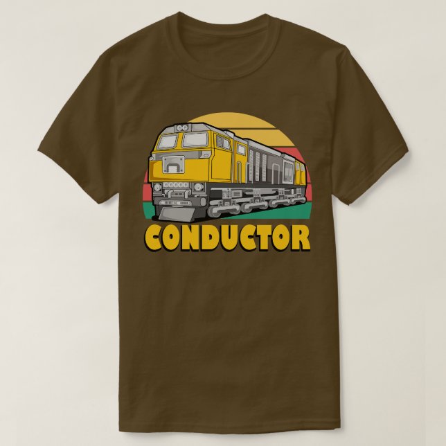 Train Conductor T-Shirt (Design Front)