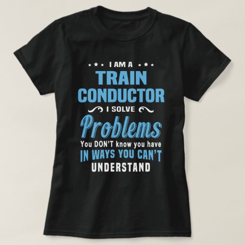 Train Conductor T_Shirt