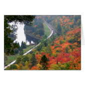 Train Countryside Fall Foliage Photo Note (Front Horizontal)