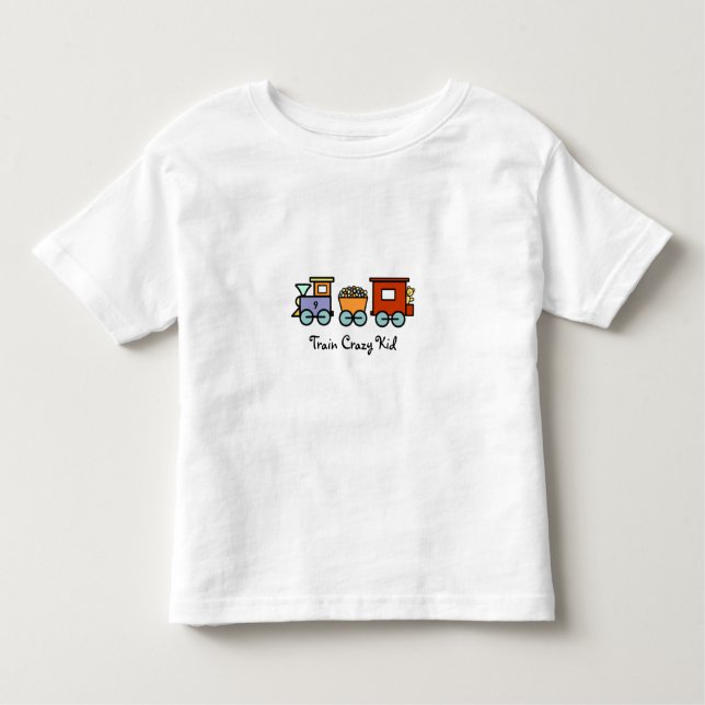 Train Crazy Kid Shirt - Gumballs and Bear Caboose (Front)