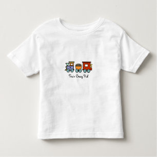 Train Crazy Kid Shirt - Gumballs and Bear Caboose