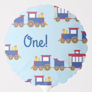 Train Cute Choo-Choo 1st Birthday Party Theme Balloon