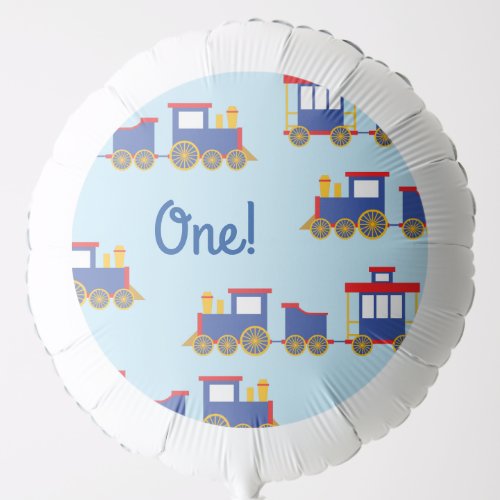 Train Cute Choo_Choo 1st Birthday Party Theme Balloon