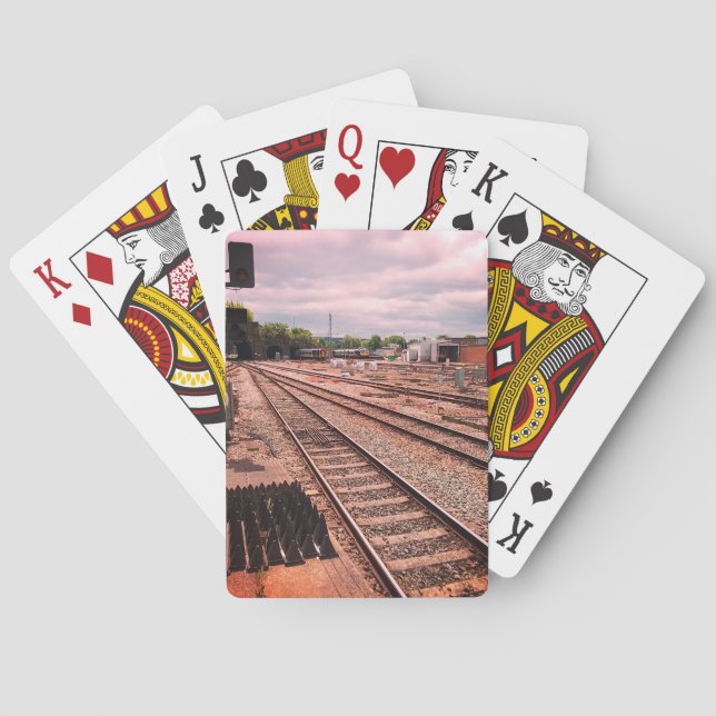 Train depot poker cards (Back)