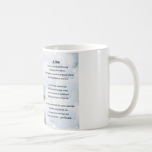 Train Design - Son poem Mug (Right)