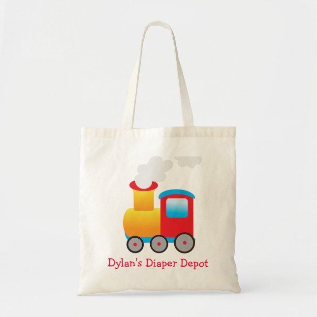 Train Diaper Bag (Front)
