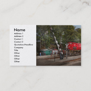 Train - Diesel - Look out for the Locomotive Business Card