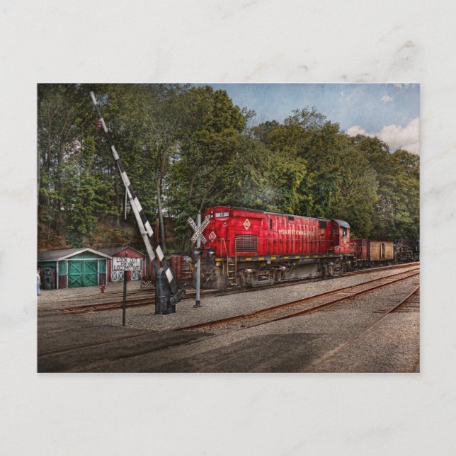 Train - Diesel - Look out for the Locomotive Postcard (Front)