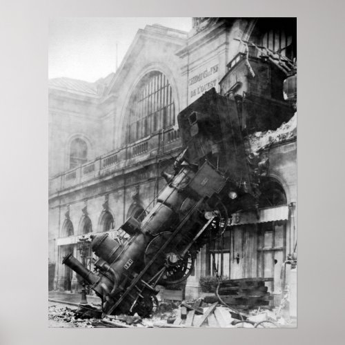 train disaster poster