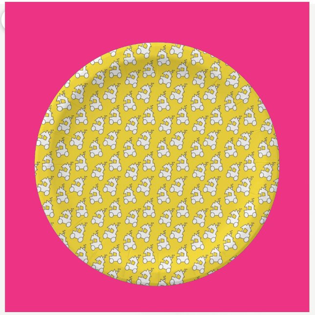 Train Engine Birthday Party Paper Plates (Creator Uploaded)