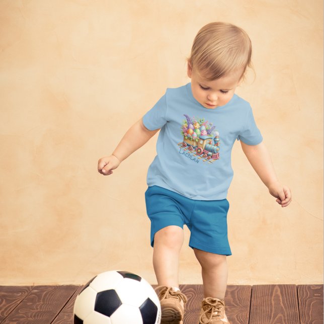 Train Engine Loaded With Easter Eggs Toddler T-shirt (Creator Uploaded)